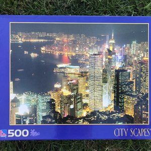 City Scapes Hong Kong Harbour, China Puzzle